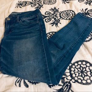 American Eagle Blue Skinny Jeans “Jeggings”  8S